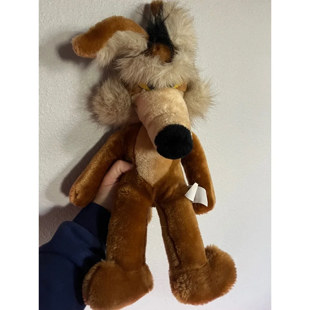 Vintage 1993 Wile E Coyote Plush Toy Warner Bros Looney‎ Tunes Stuffed Animal